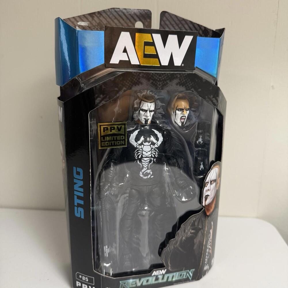 2025 AEW Revolution STING #05 PPV Limited Edition Figure (Target Exclusive)